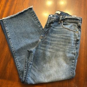 Abercrombie & Fitch The Crop Wide Leg Ultra High Rise